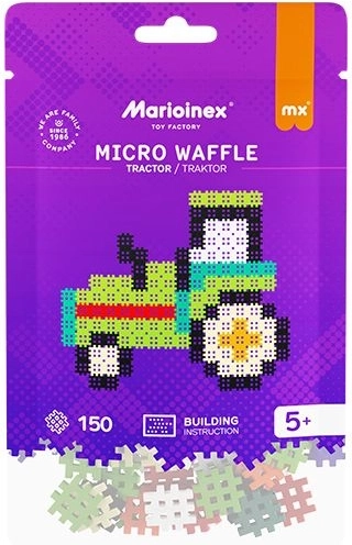 Kocke Micro Waffle – traktor, 150 dijelova