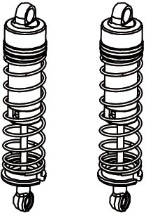 Rear Shock Absorber for Jamara Z18CRT