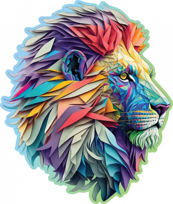 Drvene puzzle Moderni lav 250 dijelova WOODEN CITY