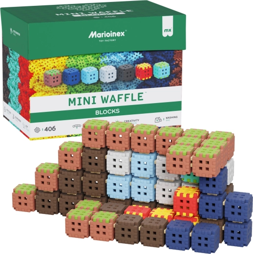 Konstruktorski set Mini Waffle Blocks 406 dijelova Marioinex