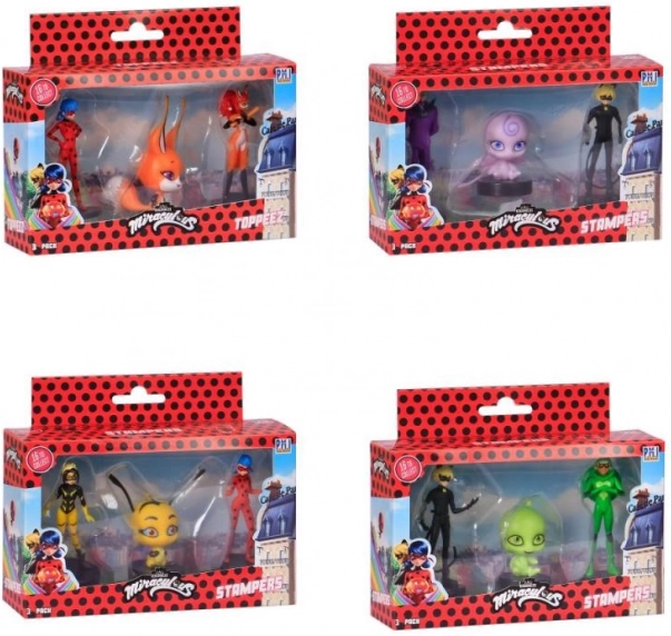 Miraculous Ladybug pečati 3 kom figurica