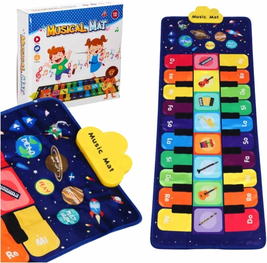 Interaktivna glazbena plesna podloga za djecu – 8 instrumenata, 10 melodija