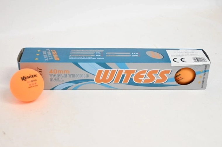 Narančaste loptice za stolni tenis (ping-pong) 6 kom