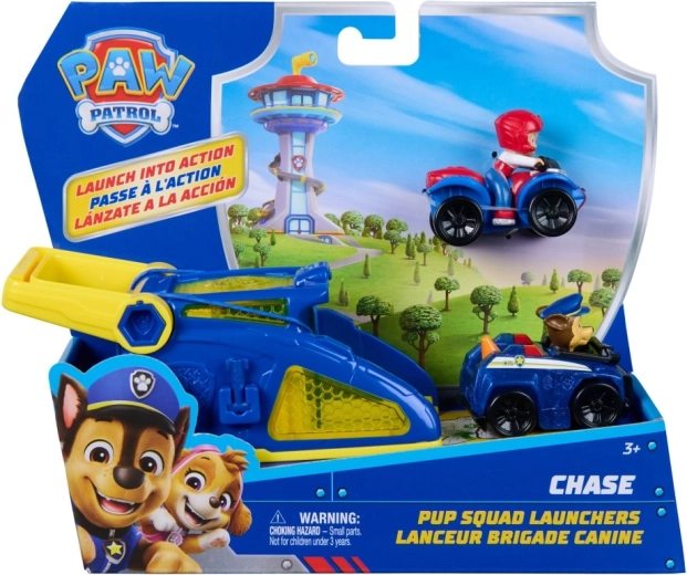 PAW Patrol izbacivački trkaći set s autićima Chase