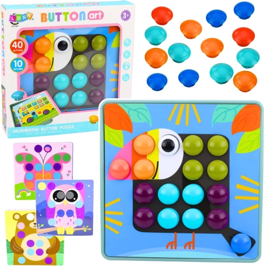 Kreativna mozaika s gljivicama – edukativna slagalica za djecu