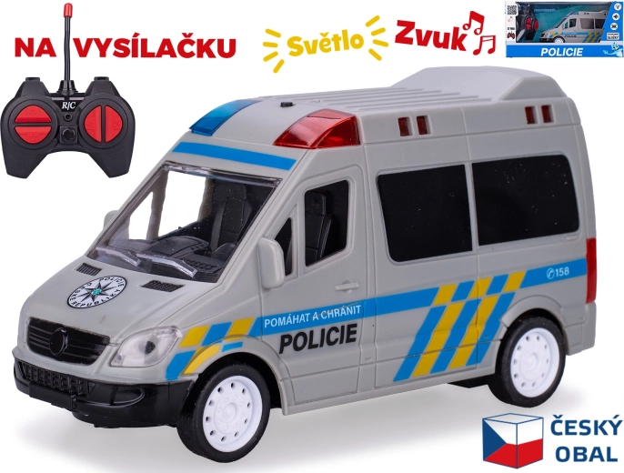 RC policijski auto 17 cm s daljinskim upravljanjem