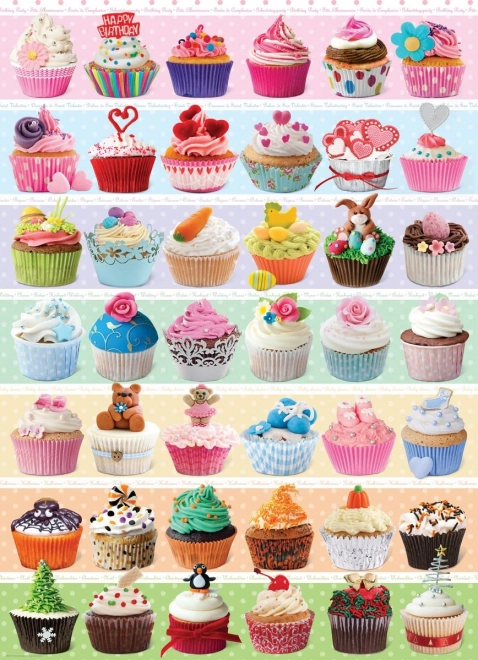 EUROGRAPHICS puzzle Proslava cupcakes 1000 dijelova