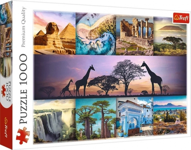 Trefl Puzzle 1000 dijelova - Kolaž Afrika