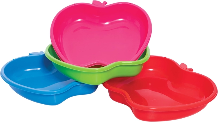 Green apple-shaped sandbox - 1 piece