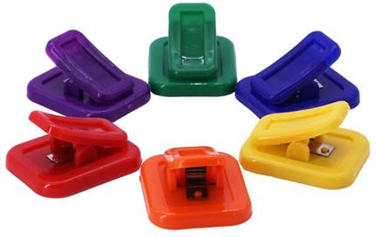 Toro magnetske kvačice za bilješke, set 6 kom, mješavina boja