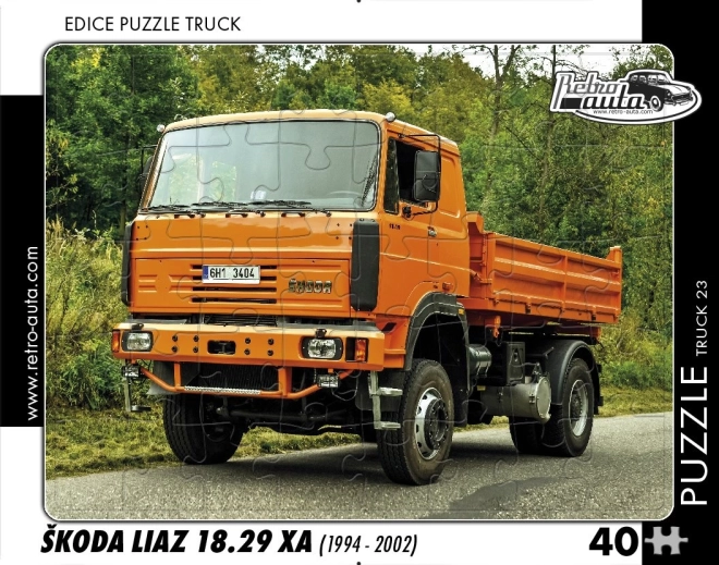 Slagalica RETRO-AUTA – ŠKODA LIAZ 18.29 XA, 40 dijelova