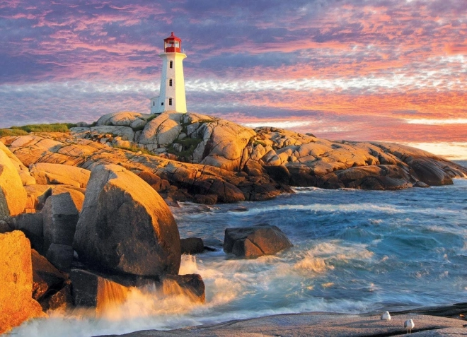 Puzzle EUROGRAPHICS Svjetionik Peggy's Cove, Nova Škotska – 1000 dijelova