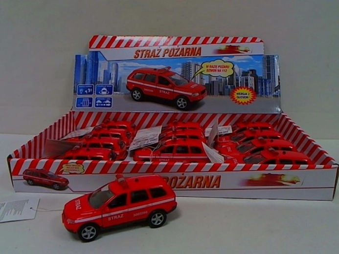 Vatrogasni automobil 11 cm sa zvukom i govornih porukama na poljskom