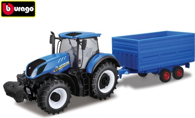 Bburago 1:32 Farm traktor New Holland s prikolicom za sijeno