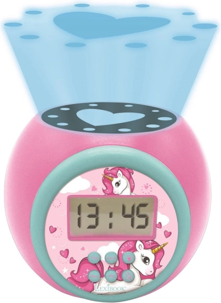 Dječji budilica s Jednorogom i projektorom