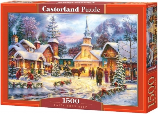 Puzzle Castorland 1500 dijelova Zima