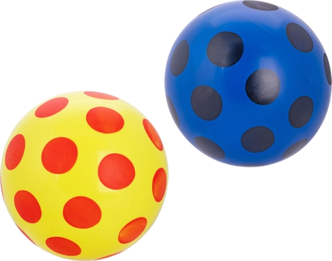 Gumena lopta s točkicama 23 cm za djecu