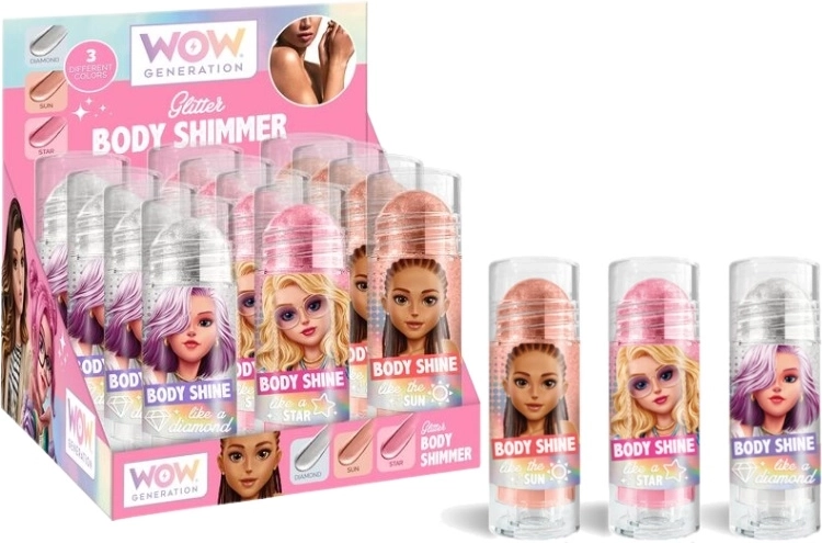 WoW Generation šljokice za tijelo s roll-on aplikatorom