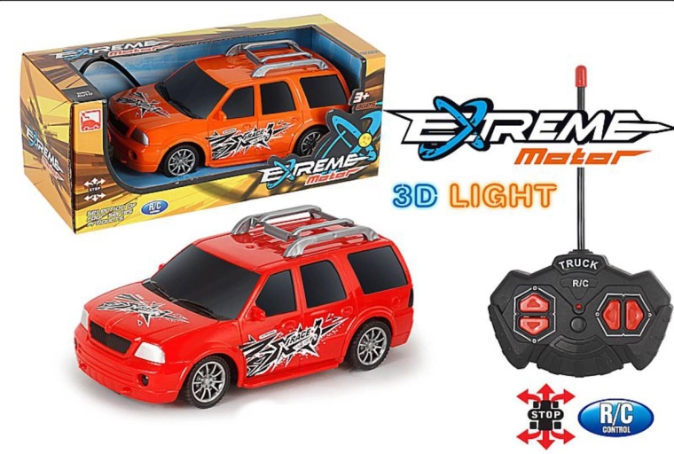 Adar RC terenski SUV auto na daljinsko upravljanje 27 MHz sa svjetlima - 1 komad