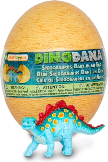 Safari Ltd. baby stegosaurus figure with egg with augmented reality