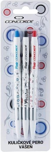 Kugličasta olovka CONCORDE Strast, 3 kom
