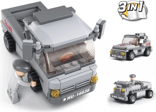 Sluban Army Transportni Vozilo 3u1 Igračka