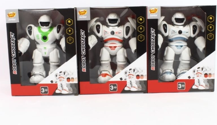 SmilyPlay hodajući robot plavi