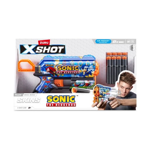 X-Shot Skins Flux Sonic the Hedgehog blaster, više vrsta