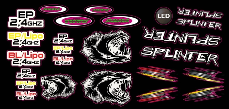 Decorative foil Splinter Jamara