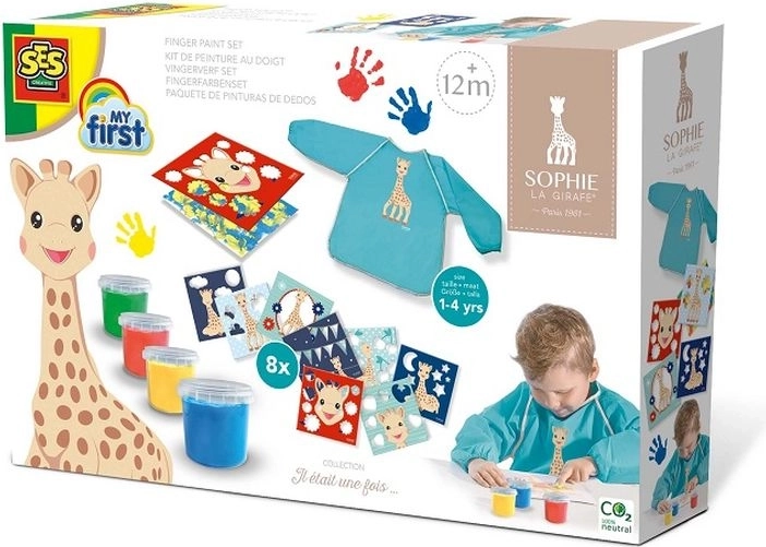 SES Creative Finger Painting Set – Sophie the Giraffe