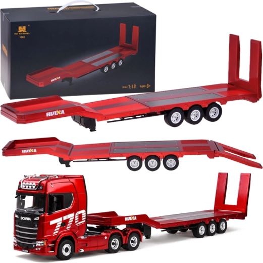 RC Huina 1502 trailer platform for Scania 1501, scale 1:18