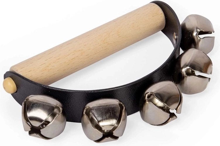 Bigjigs Toys dječje zvončiće s drvenom drškom