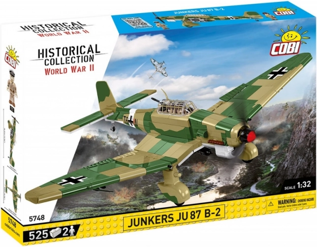 Konstrukcijski set zrakoplova Junkers Ju 87 B-2 STUKA 1:32