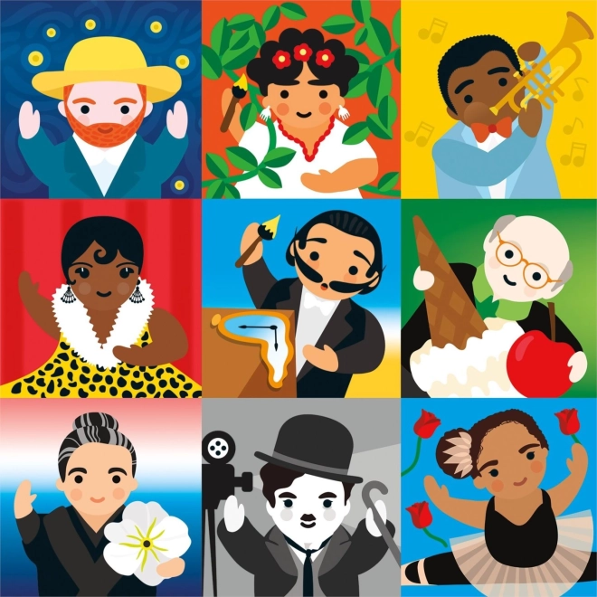 Mudpuppy Obiteljska slagalica Mali umjetnik 500 dijelova