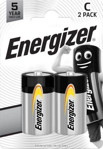Energizer Everyday alkalne baterije C (LR14) 1,5 V, 2 kom