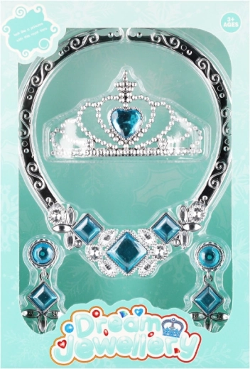 Princeza set nakita za djecu s tijarom i ogrlicom