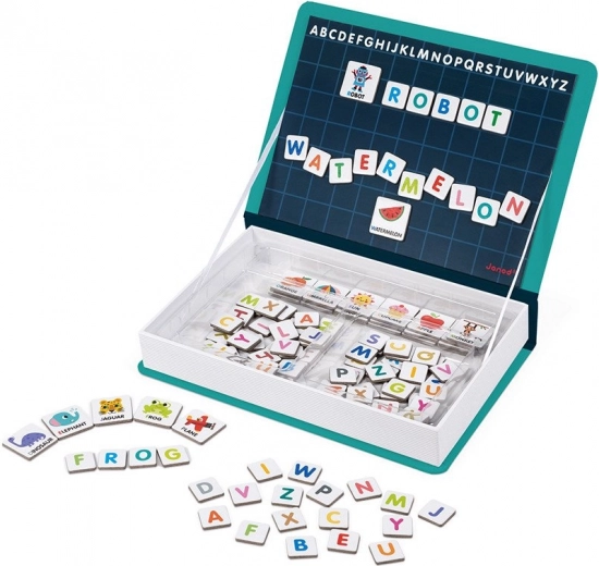 Janod Magnetibook engleska abeceda – magnetska edukativna knjiga