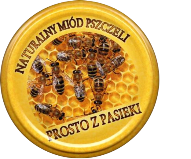 Set poklopaca za staklenke FI 82 „MIÓD PSZCZOŁA“ – 10 kom