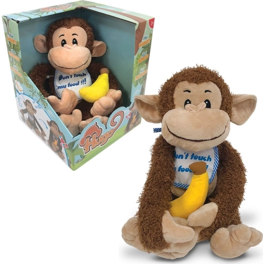 Majmunčić Hugo – plišana majmunica s bananom