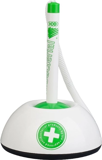 Kuglična olovka na postolju s antibakterijskom obradom ICO