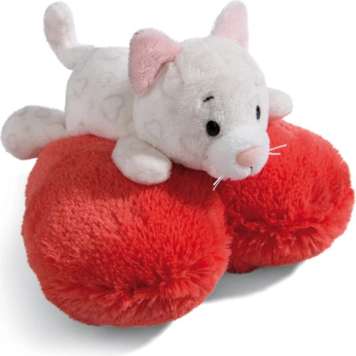 NICI Plush Kitten with Heart 13 cm