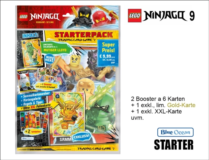 LEGO NINJAGO kolekcionarske karte serija 9 – početni paket