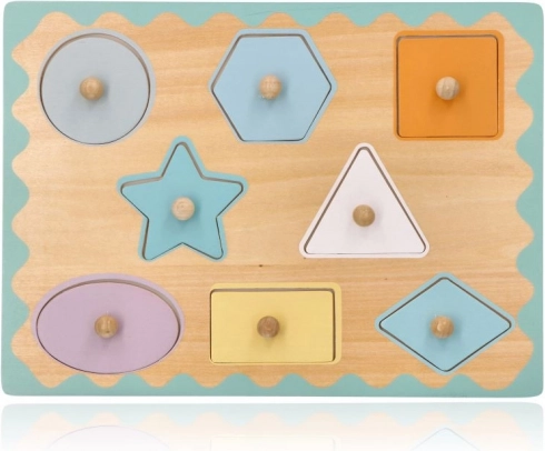 Drvene umetaljke s gumbićima – oblici