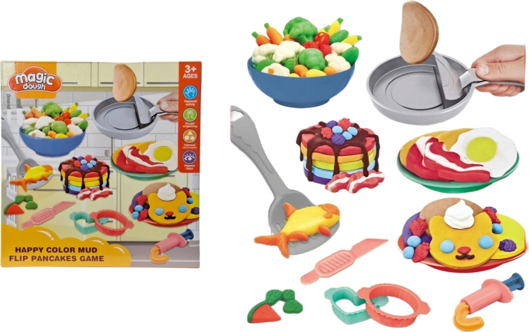 Kreativni plastelin – set za palačinke i povrće