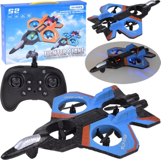 RC dron s LED osvjetljenjem i 360° okretima za početnike