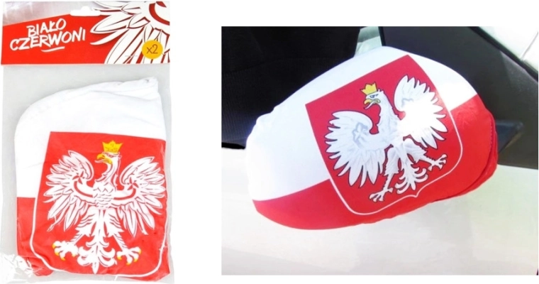 Zastavica za retrovizor – univerzalna, podesiva, set 2 kom