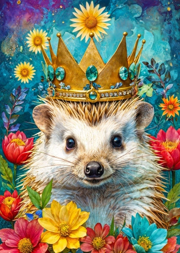 Enjoy puzzle okrunjeni jež 1000 dijelova