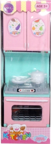 Dječja kuhinjica s pećnicom i dodacima, pastelne boje