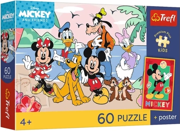 Dječje puzzle PremPlus Kids Wesoła misja 60 dijelova - 1 kom