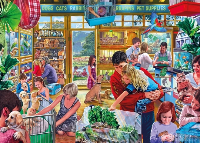 Puzzle Pahuljasti prijatelji 500 dijelova